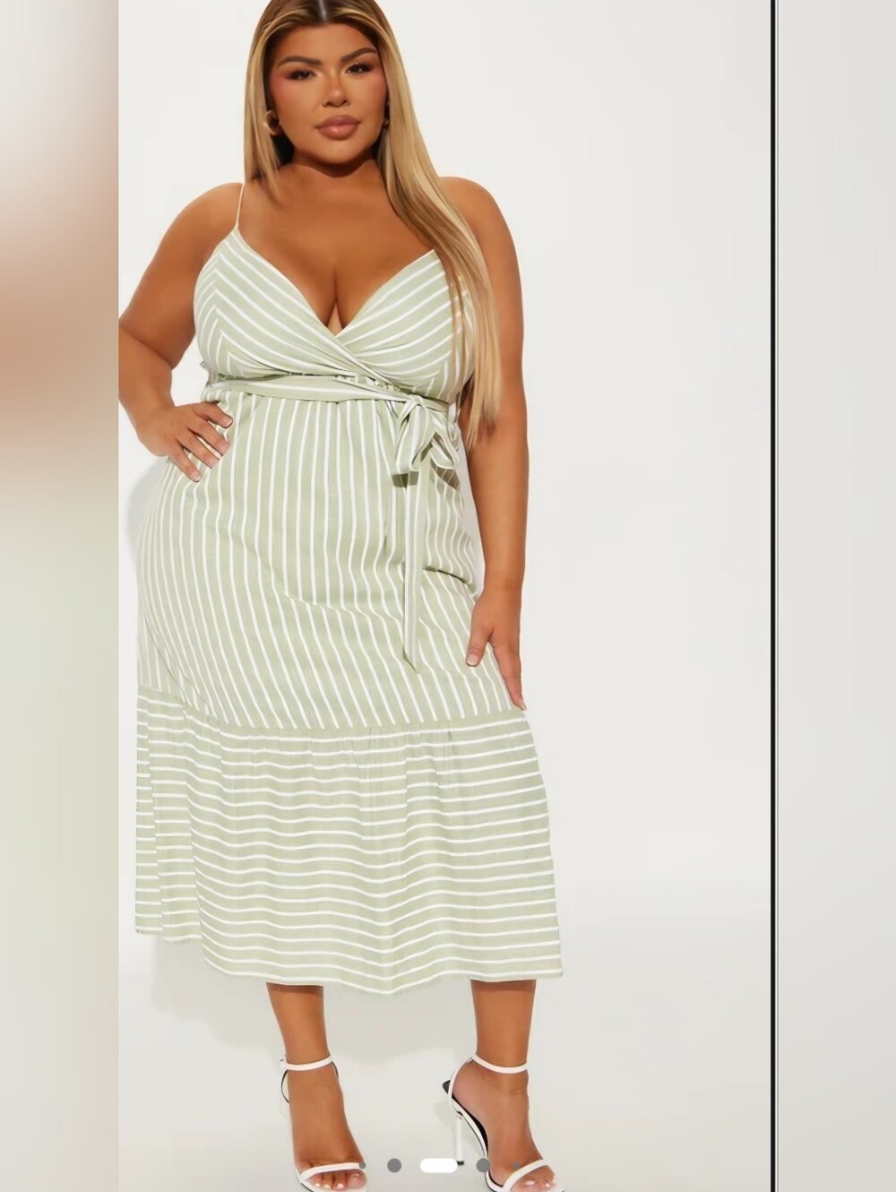Wrap Midi Dress
